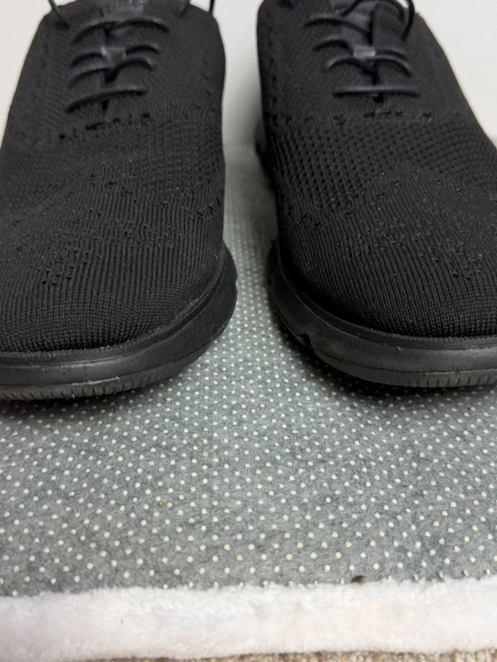 Cole Haan ZERØGRAND Stitchlite Black Knit Sneakers Men's Size 13